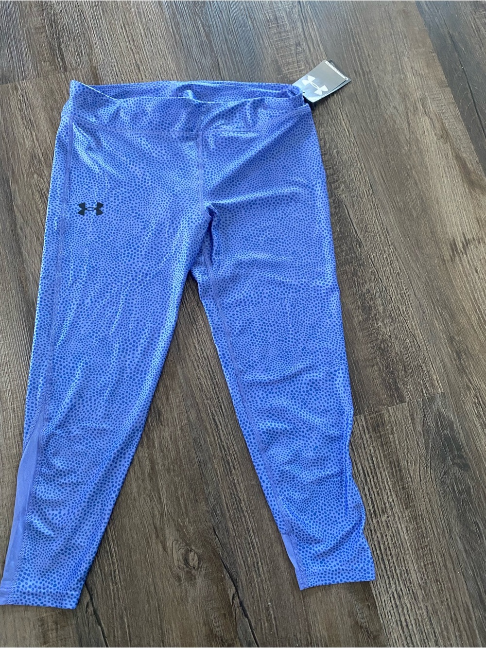 Under Armour Girls' Blue Performance Leggings